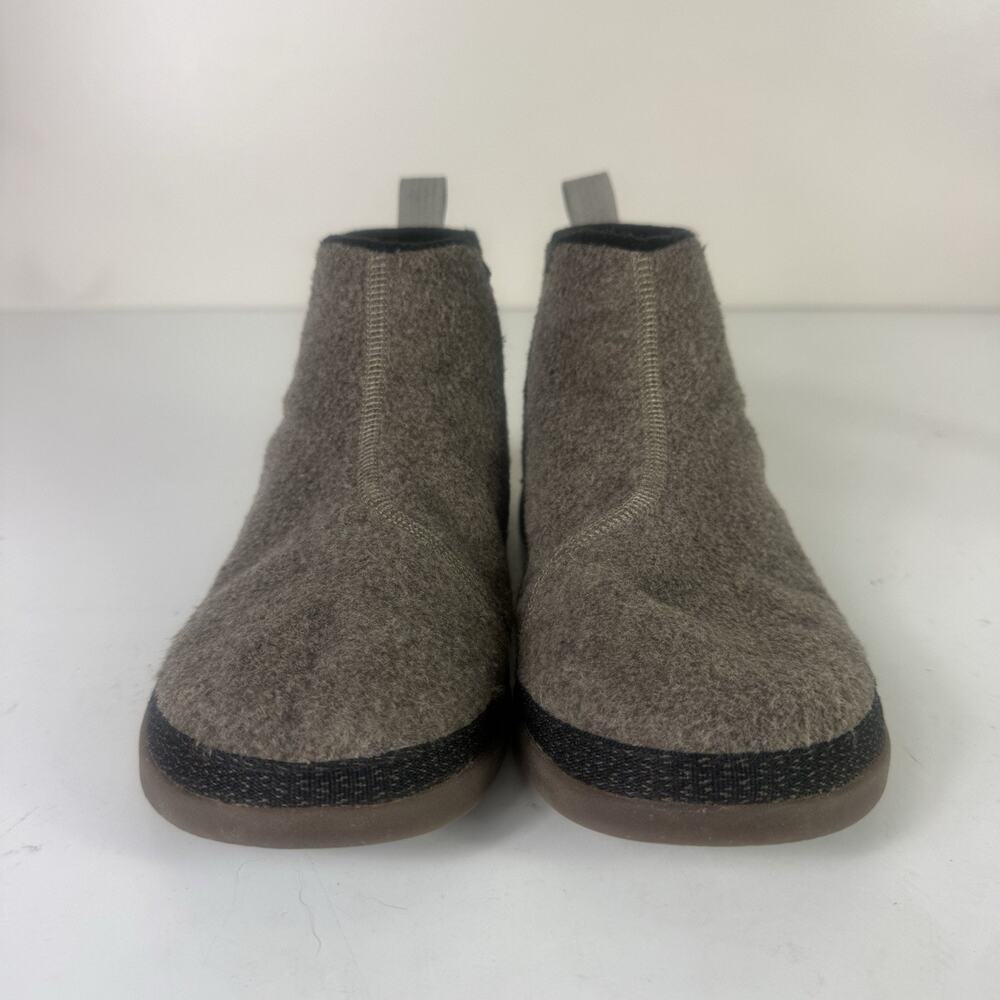 Chaco Revel Chelsea Gray Felt Fleece Lined Slip On Ankle Boots Womens 9 - Picture 3 of 9